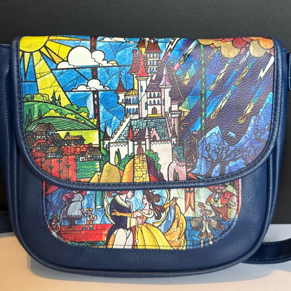 Disney Loungefly Beauty And The Beast Crossbody - image 1